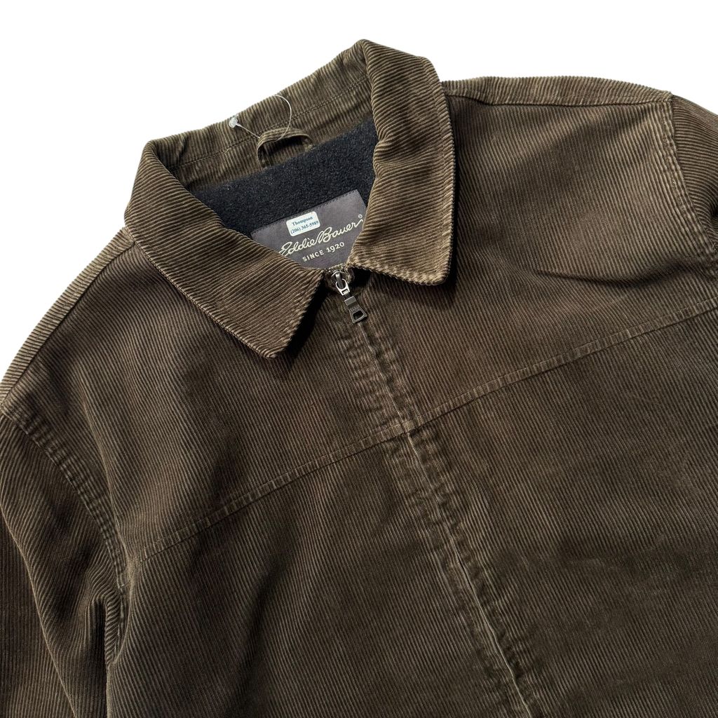 【USED】Eddie Bauer Full Zip Corduroy Jacket